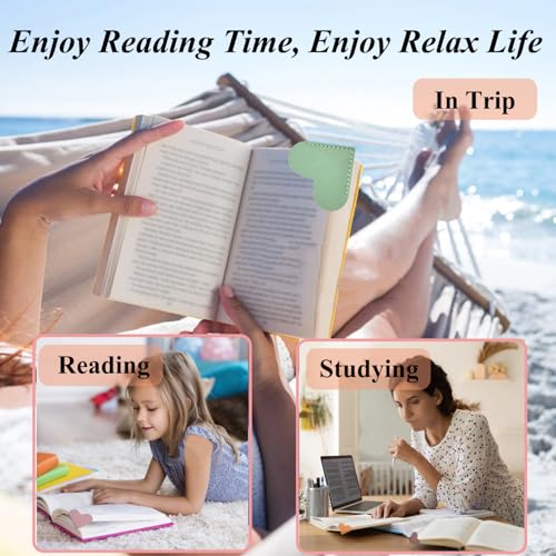 8-Pack Heart Bookmarks for Reading - Only $3.49