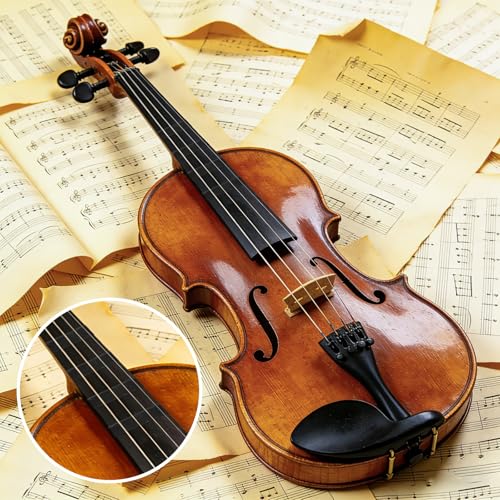 Classicseali 8 Rolls Violin Tape,3mm Violin Finger Tape, Violins Fingerboard Tapes, for Violins & Various Orchestral Instruments Fretboard Note Positions (Black)