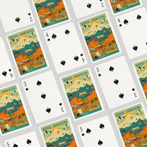 Baraaja de Cartas de Poker Lantern Press Geometric miniatura 4