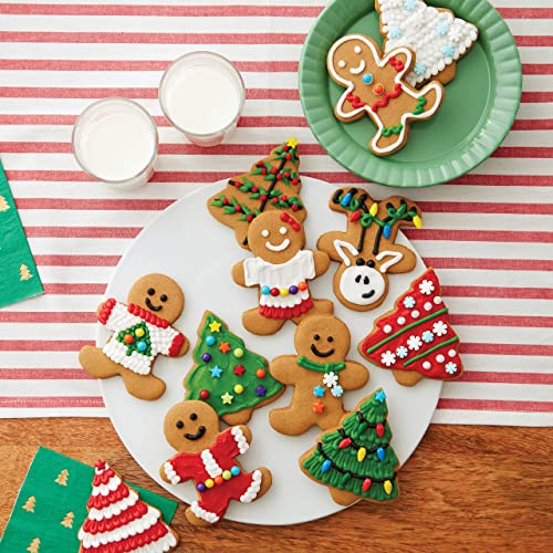 Sewanta 140636 Gingerbread Cookie Kit [Set Of 8] Cookie Decorating Kit: 2 Moms/Dads 2 Boys/Girls thumb #3