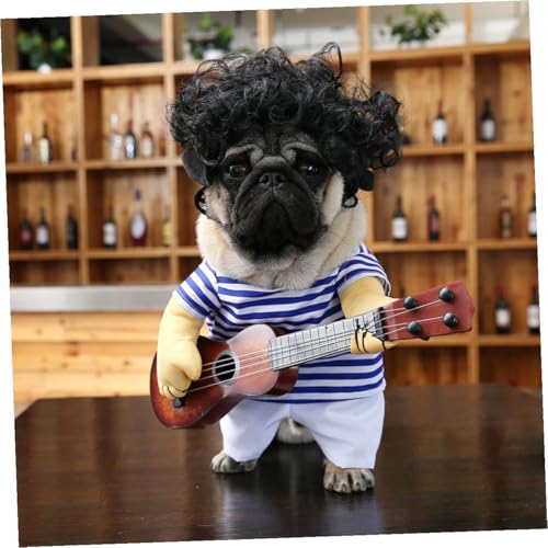 Disfraz de perro guitarrista FONDOTIN talla L miniatura 3