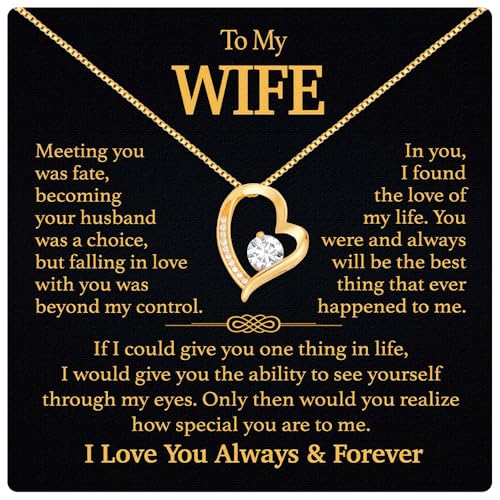Larvincy To My Wife Necklace From Husband –...
