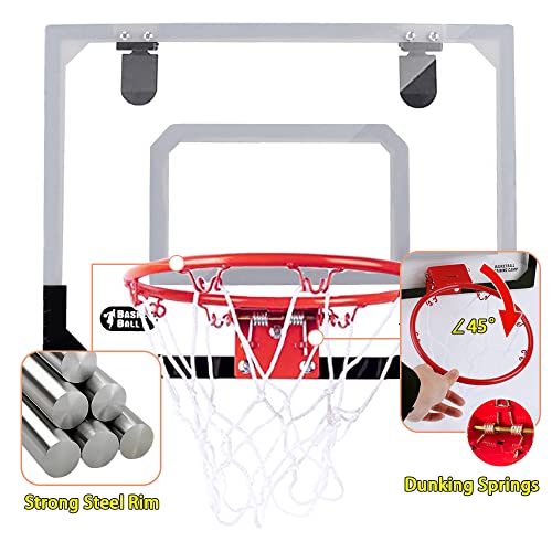 Amy&Benton Mini Indoor Basketball Hoop For Door Kids Basketball Hoop Set #TOP3