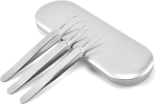 COLORBIRD ピンセット 精密 毛抜き プラモデル 角栓取り ネイル 工具 セット 精密ピンセット 塗装 細い ステンレス