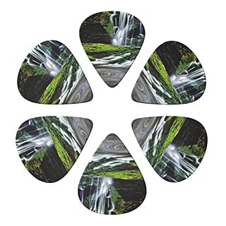 Lot de 6 médiators imprimés cascade pour guitare acoustique et électrique - Les Beatles, Paul McCartney, John Lennon, RIngo Starr, George Harrison Lot de 6 médiators imprimés cascade pour guitare acoustique et électrique – Image 4
