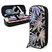Produktbild Durable Pencil Pen Case College Große Aufbewahrung Make-up Beutel Briefpapier (bunte Neon Pot Leaf Weeds Party)