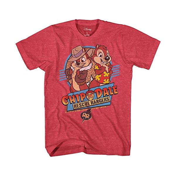 Disney Rescue Rangers Chip and Dale 90's Mens T-Shirt
