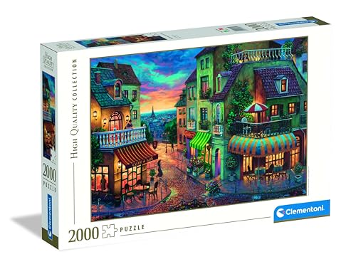 Clementoni Puzzle Wandering Around Paris, 2000 Pièces, Collection de Haute Qualité, Puzzle pour Adultes 14-99 Ans, Fabriqué en Italie, 32085