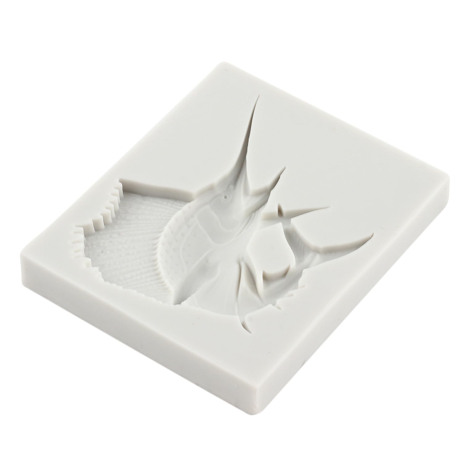 Molde De Silicona De Pescado (sardina) - Para Fondant, Chocolate, Arcilla, 6.5x3.5 Cm