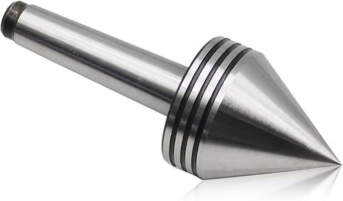 Yunnergo MT1 Heavy Duty Tailstock Rodamiento giratorio de 60 grados Centros de torno giratorio en vivo MT2, centro cónico Morse para carpintería