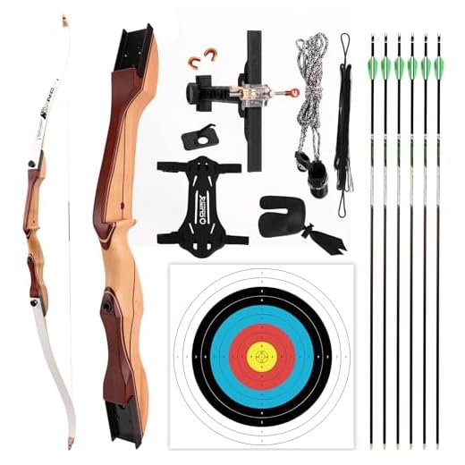 LWANO Beginner Youth Wooden Bow and Arrow Set, 54" 66" Archery Takedown Bow Set for Kids Boys Girls Women