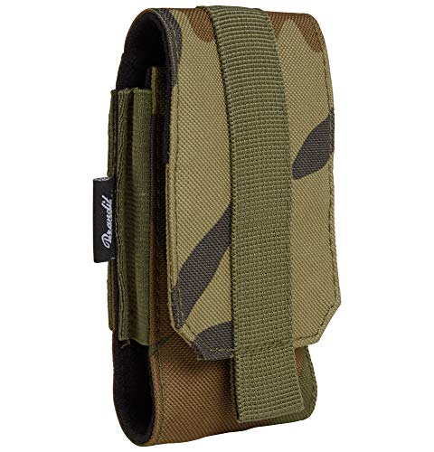 Brandit Erwachsene (Unisex) Molle Phone Pouch Medium Kleintasche, Woodland, Medium, M EU