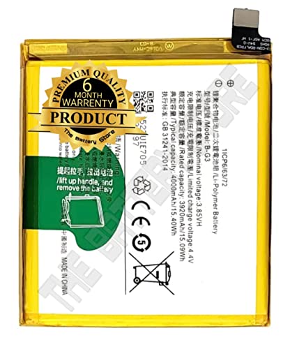 Image of Original B-G3 Battery for vivo Compatible with Vivo Y91, Y93, Y95 Battery with 6 Months Warranty *** (Original Battery 088)