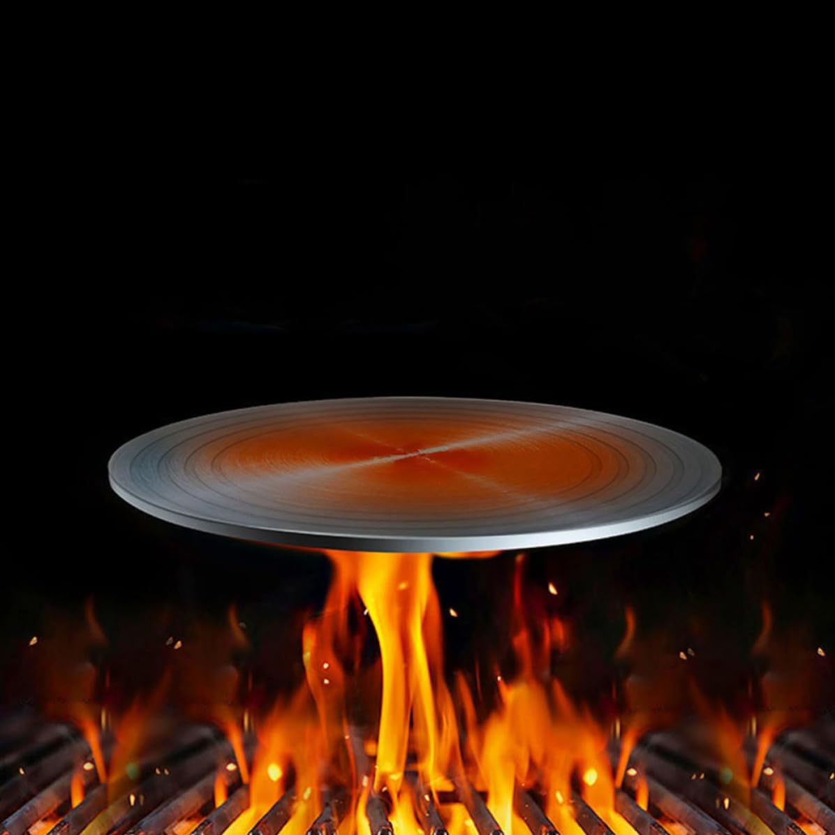 Difusor de Calor para Cocina de Gas de Aluminio Propiedades Antideslizantes, Compatible Utensilios de Vidrio y Esmalte para Cocinar al Aire Libre y Hervir Sopas