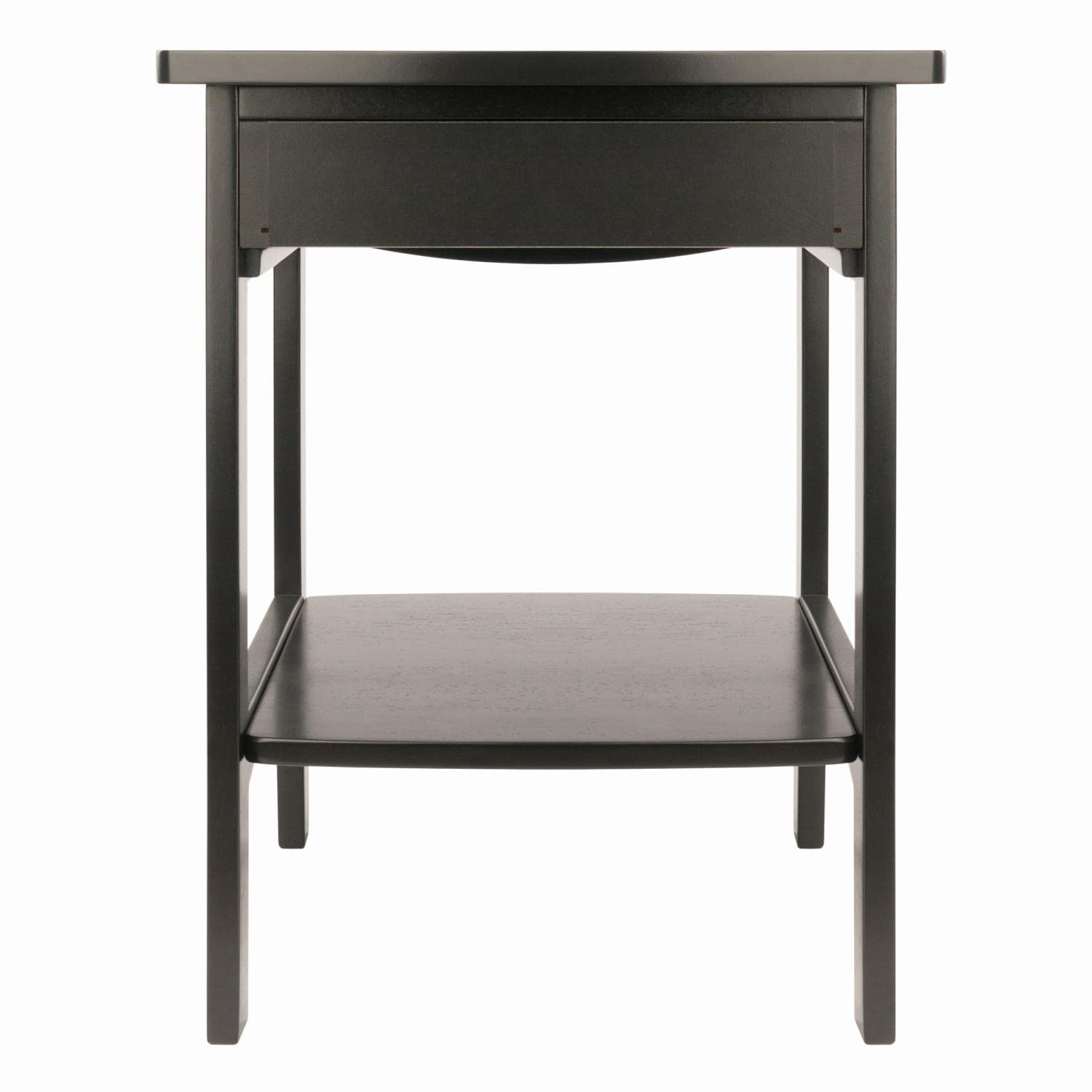 Winsome Wood Claire Accent Table, Black