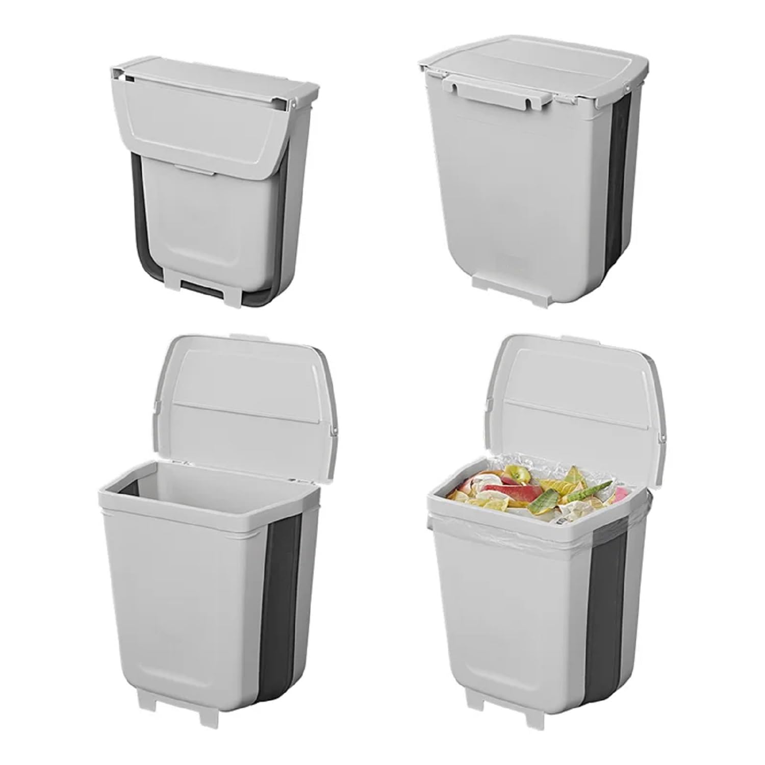 ProPlus Pattumiera pieghevole, 8 l, 29 x 27 x 20 cm