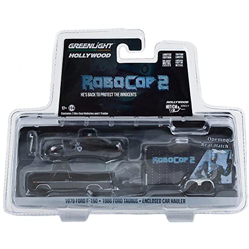 Modelo coleccionable Greenlight 1:64 Robo Cop 2 F-150 miniatura 2