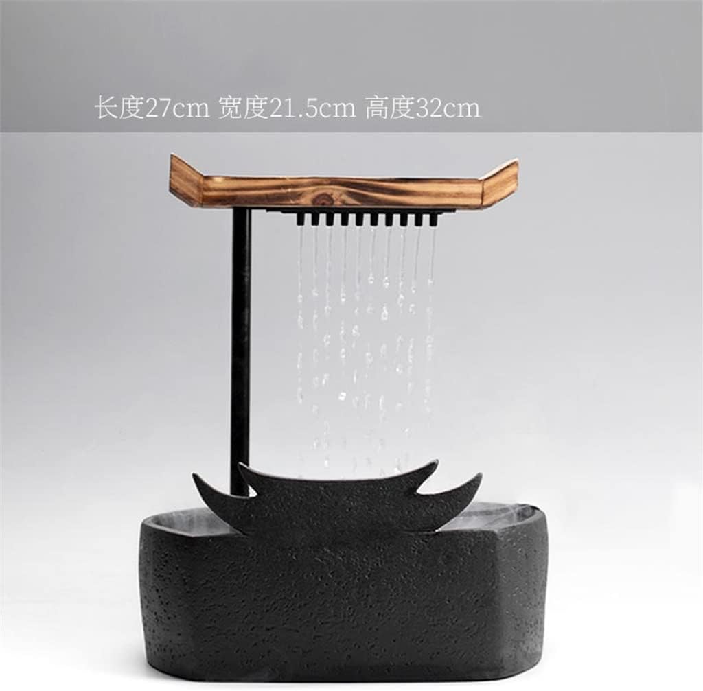 Ceramic Chinese Household Supplies Circulating Fountain Humidifier Living Room Decoration Ornament Crafts