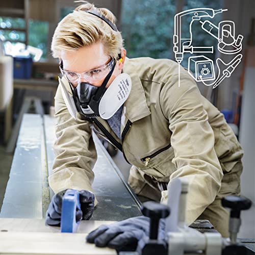 Dräger X-plore 3500 Handwerker Halbmasken-Set inkl. Pure P3 Partikelfilter | Größen S/M/L | gegen Fein-Staub/Partikel | Gr. M - Image 4