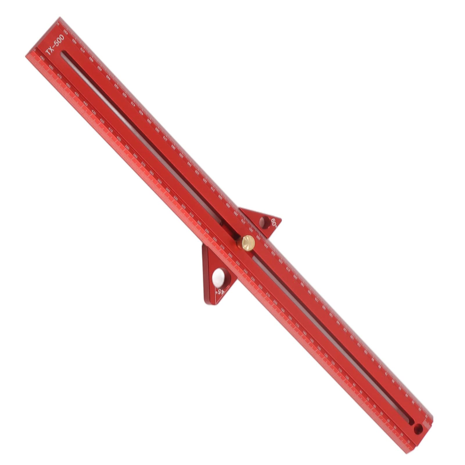 CHICIRIS T -trackwell -trackwel, Strumento di Misurazione Portatile Lineare Multifunzionale per Falegnami per Falegnami per (50 cm)