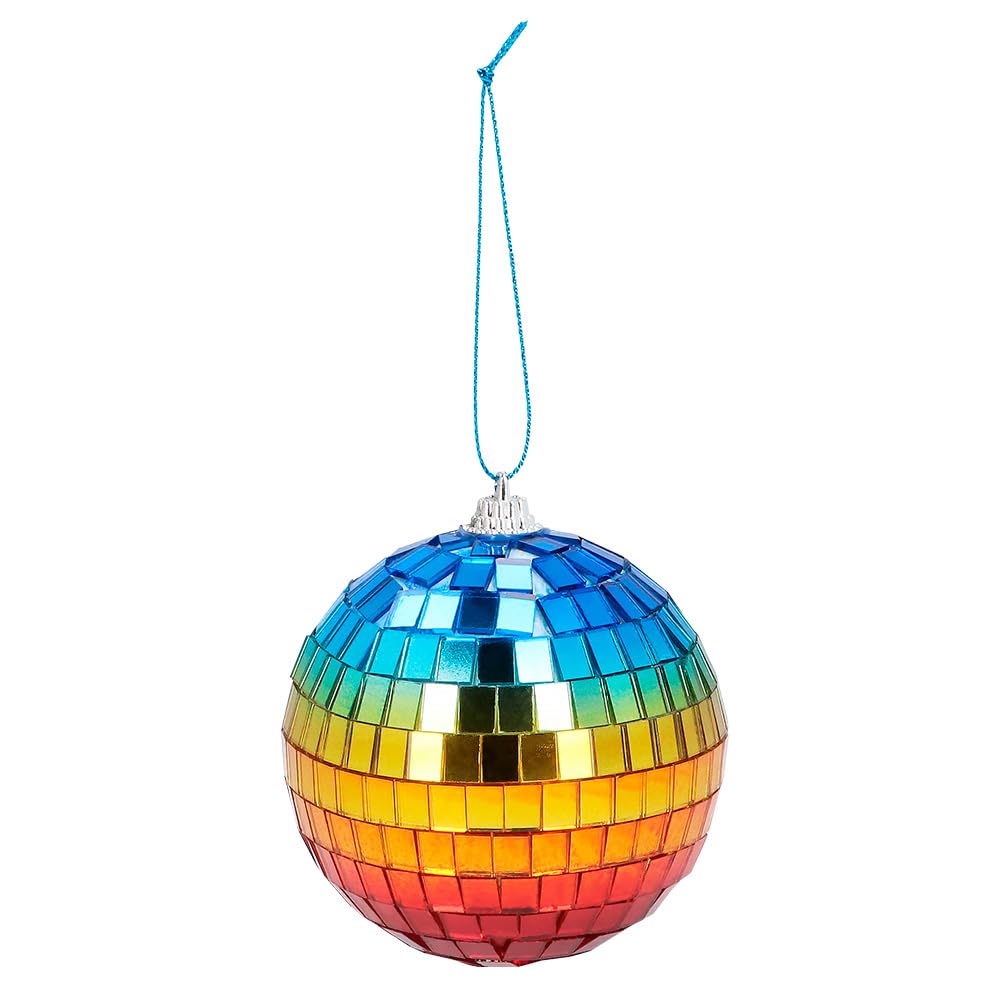 Boland - Disco Balls Pack of 6 Shiny Diameter Approx. 8 cm Disco Fever Party Decoration Hanging Decoration for Parties or New Year's Eve