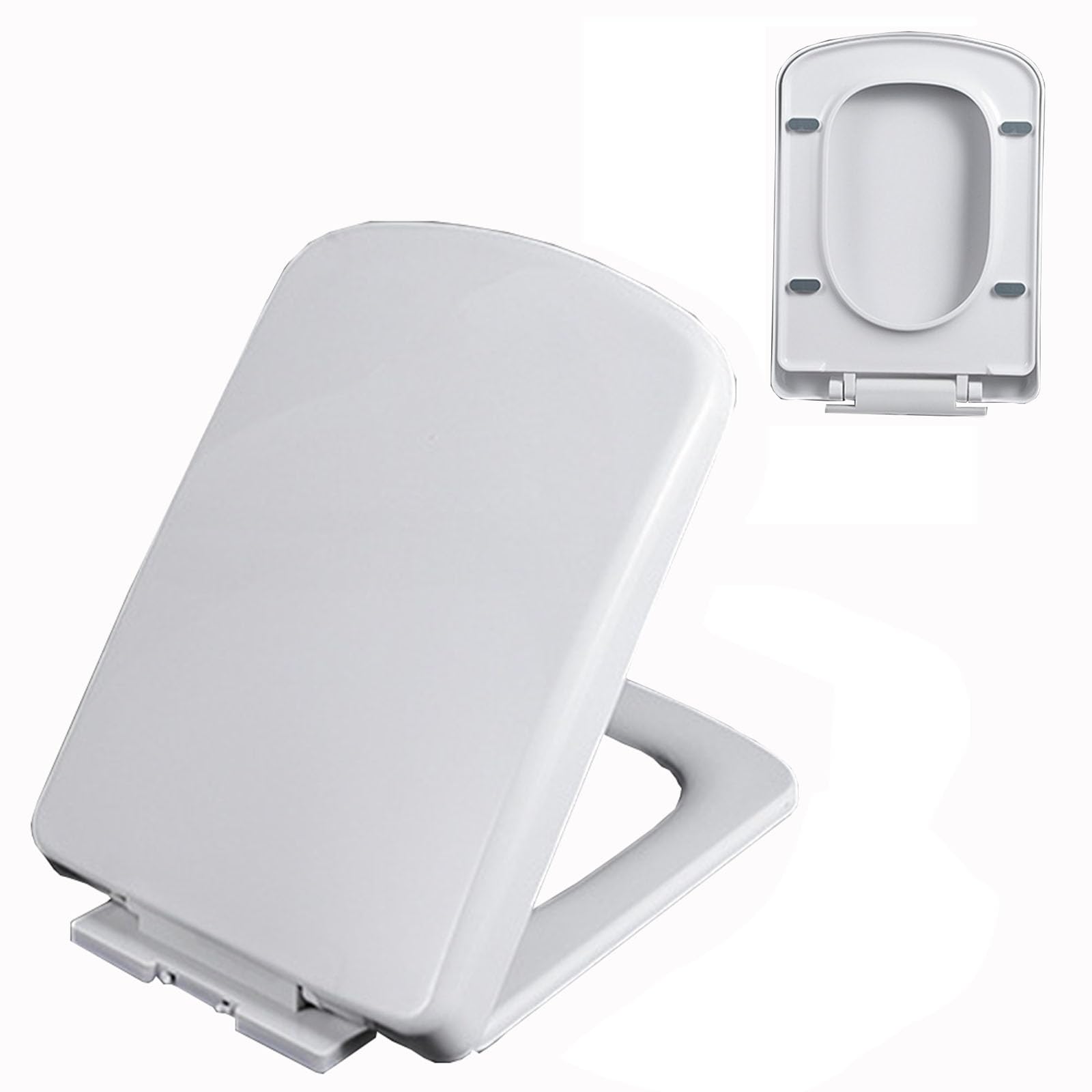 Abattant de toilette durable ne se desserre jamais en résine