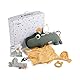 Done by Deer Geschenkbox Play Time Farbmix - Bauchzeit Babyspielzeug 0-6 Monate – Aktivitätsspielzeug Lagerungskissen Neugeborenen, Baby-Kuscheltuch mit Beissring, EIN Schmusetuch mit Beissring