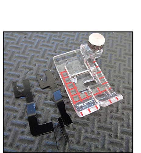 Pie para acolchado con guía claro para máquina Janom 9mm miniatura 1