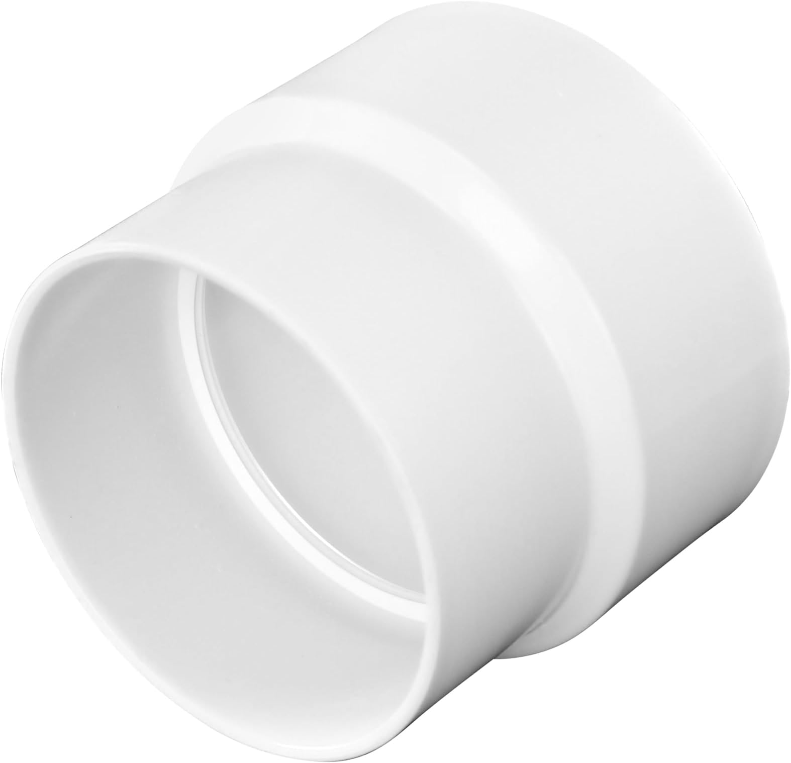3P15 PVC Adapter, 3-Inch, for DWV/SCH40 Hub X S&D Hub Solvent-Weld Connections, for Use with 3-Inch DWV/SCH40 and Sewer and Drain Pipes, White