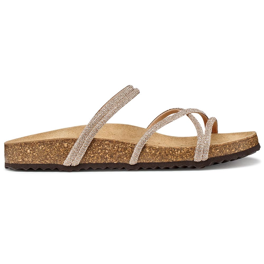 Geox Women's D BRIONIA R I Flat Sandal, Rose, 39 EU