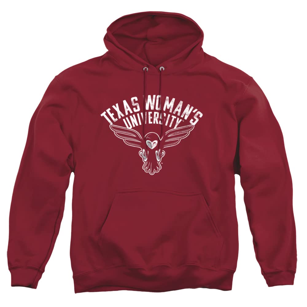 LOGOVISION Texas Woman's University Official Pioneers Logo Unisex Adult Pull-Over Hoodie