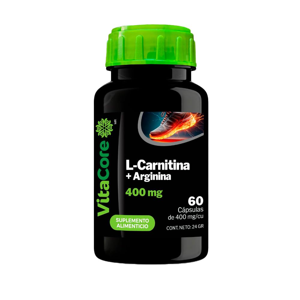 L-Carnitina + Arginina | 400 mg | 60 cpsulas | Suplemento Alimenticio :  Amazon.com.mx: Salud y Cuidado Personal