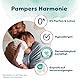 Pampers Harmonie Pants Größe 5, 144 Windeln, 12kg-17kg, sanfter Hautschutz und 360° Komfort-Fit