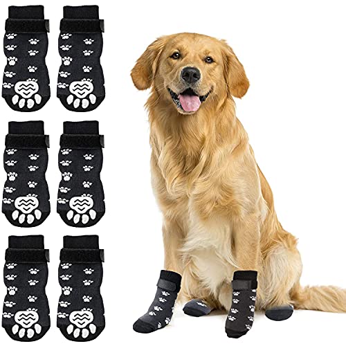 Rypet-Anti-Slip-Dog-Socks-3-Pairs-Dog-Grip-Socks-with-Straps-Traction-Control-for-Indoor-on-Hardwood-Floor-Wear-Pet-Paw-Protector-for-Small-Medium-Large-Dogs-M