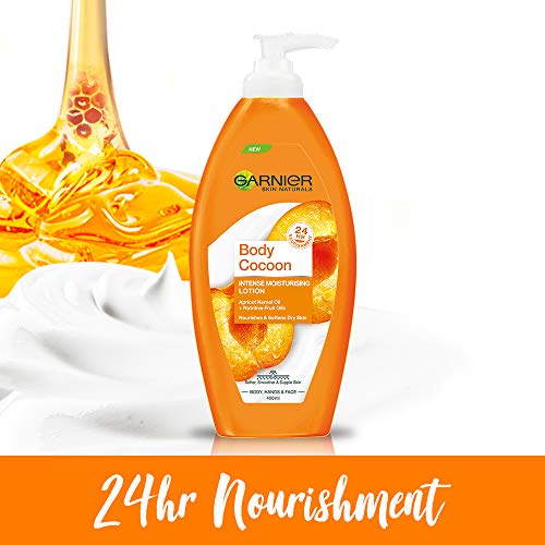 Image of Garnier Body Cocoon Intense Moisturising Lotion, Nourishes and Softens Skin, For Normal Skin, 250ml