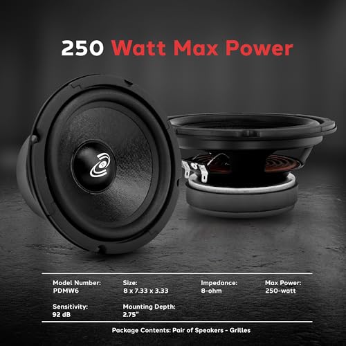PYLE-PRO PDMW6 - 6.5'' High Performance Mid-Bass Woofer by Pyle - Image 2