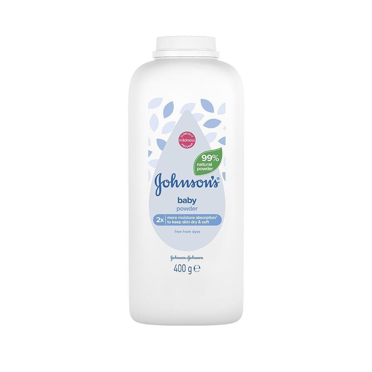JOHNSON'S Johnson's Baby Natural Powder 400g, 400 Count (Pack of 1)