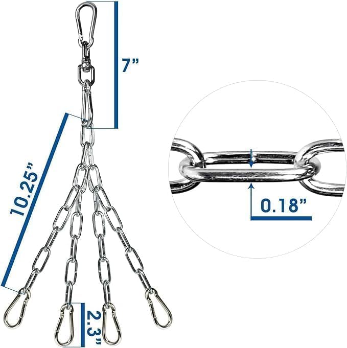 Miniatura 4 de Yes4All Colgador de pared para saco de boxeo, soporte ajustable para bolsa de boxeo resistente para gimnasio en casa, interior y exterior