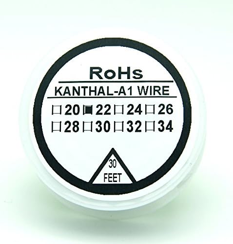 KANTHAL A1 Type Resistance Wire 30ft (10m) Spool 22-32G AWG (22G)
