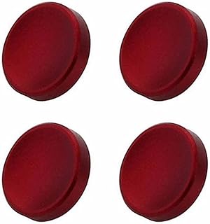 BGNing 4pcs Metal Camera Shutter Release Button Mount Adapter Compatible with Leica M Series/Olympus/Fujifilm XT30 XT20 SLR Cameras (Concave red 4pcs)