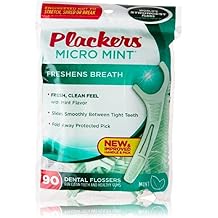 Plackers ، خيط تنظيف الأسنان الجزئي المنعش 90 لكل منها ، نعناع ، عدد واحد