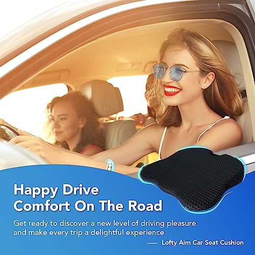 Lofty Aim BZG001 Car Seat Cushion, Comfort Memory Foam Car Cushions thumb #1