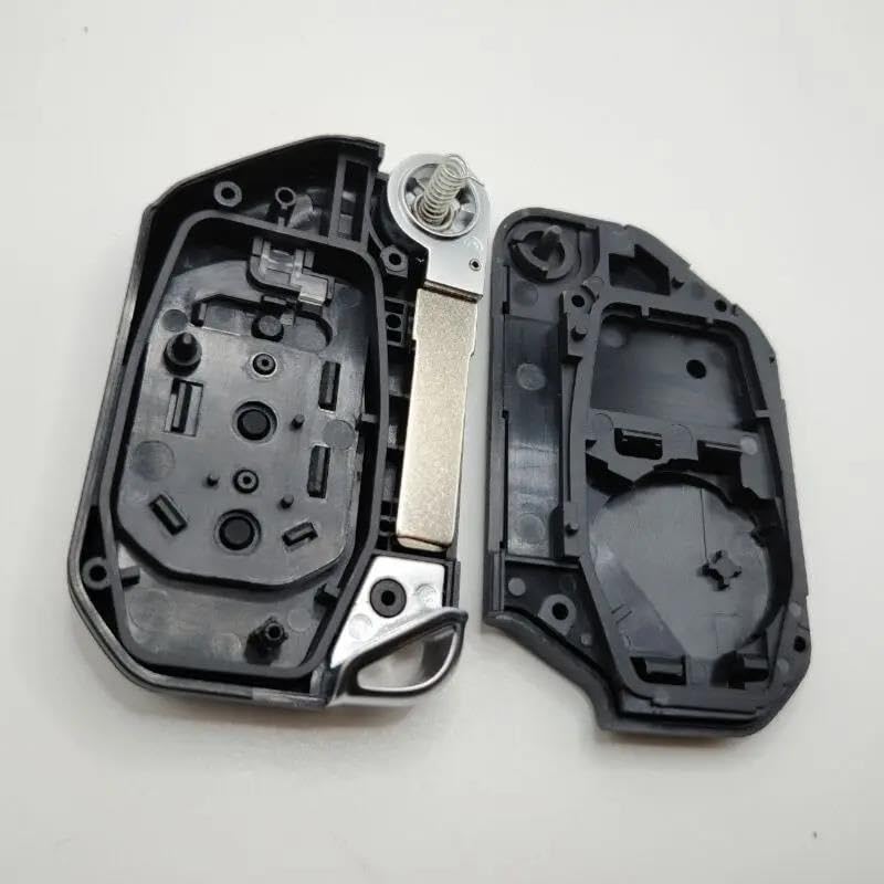 Coque de clé Jeep Wrangler JL 2018 rabattable à 3 boutons haute protection