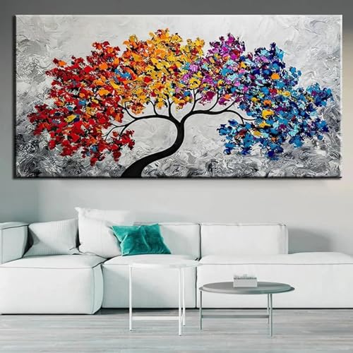 Décoration d'intérieur grand format peinture sur toile paysage sans cadre KEBIA