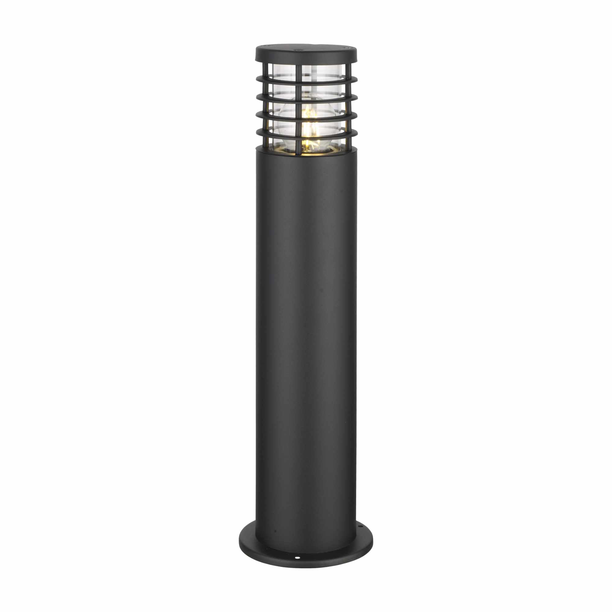B&Q -  Bloom Black Ip44 Outdoor 50Cm Post Light