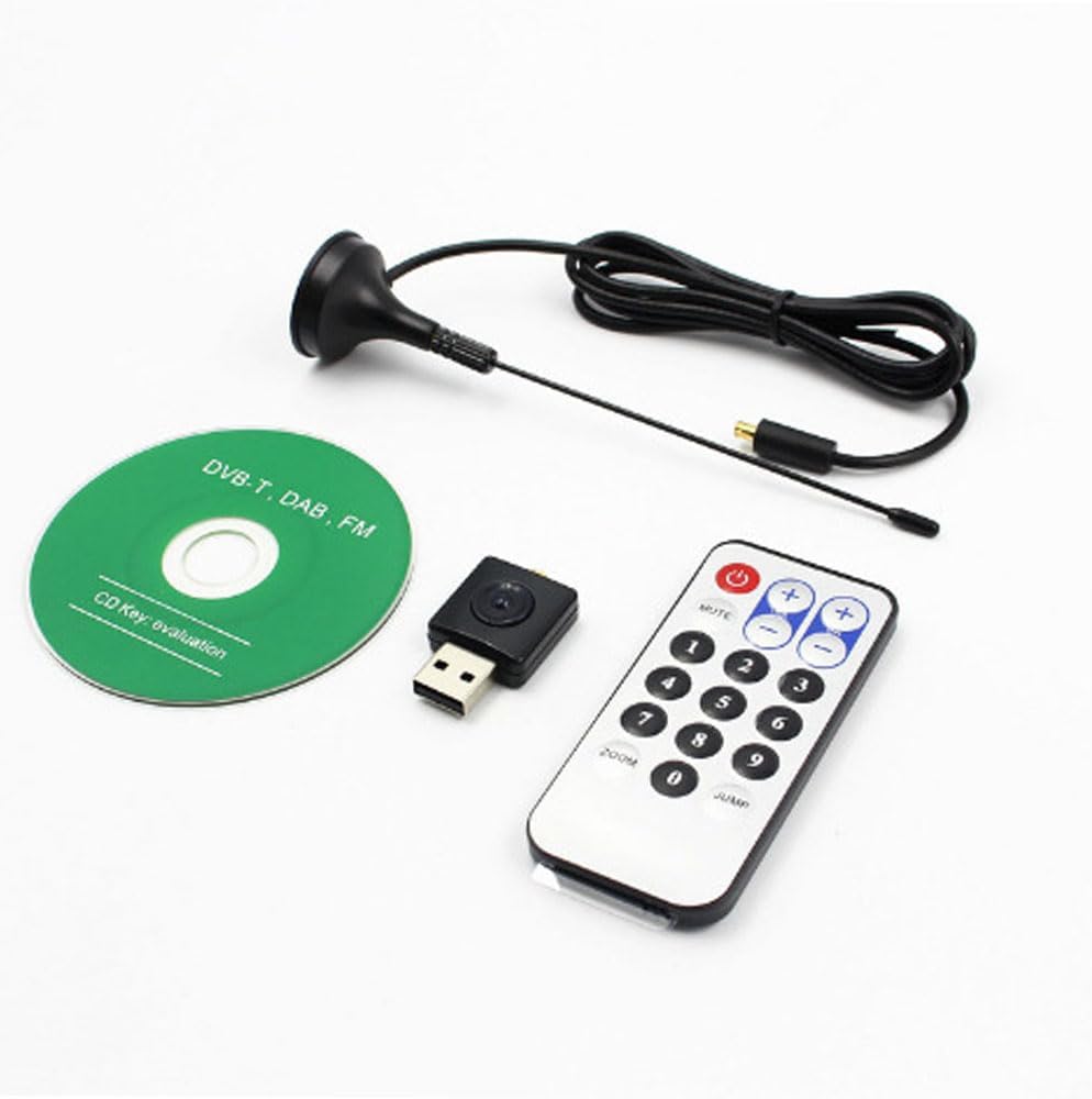 DVB-T TV Tuner Receiver Digital USB TV FM+DAB DVB-T RTL2832U+R820T Support SDR ADS-B DVB-T HDTV TV Stick Receiver