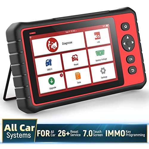 LAUNCH Scan Tool CRP909C OBD2 Scanner, OE-Level All System Car Diagnostic Scanner, OBD2 Code Reader with 26 Reset, IMMO/Auto Bleed/SRS/TPMS/Injector Coding Scanner, Upgraded of CRP123/129, Free Update