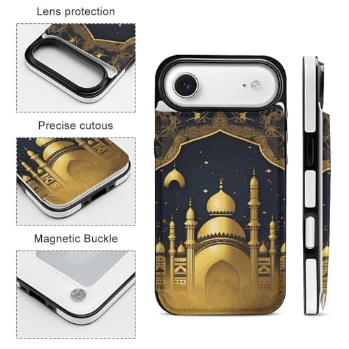 Étui iPhone 17 mosquée dorée cadeau parfait pour les fêtes de l'Aïd - 3