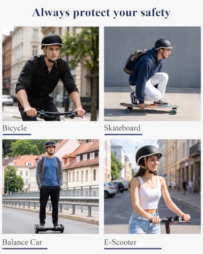 EXCLUSKY Bike Helmet with Rear LED Light
