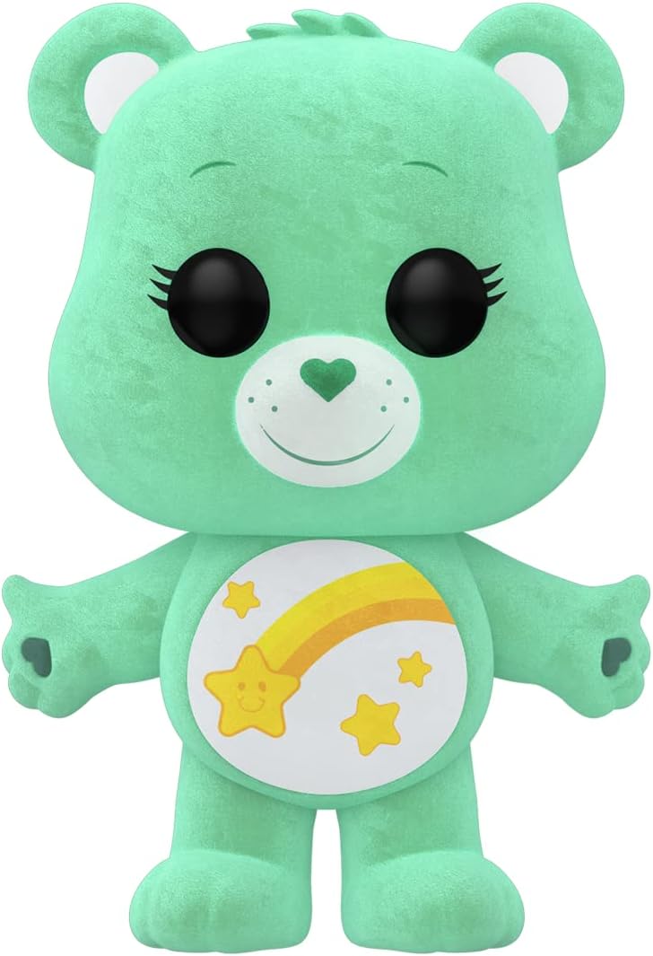 Funko Pop! Animation: Care Bears 40th Anniversary - Wish Bear with Flocked Chase (Styles May Vary)